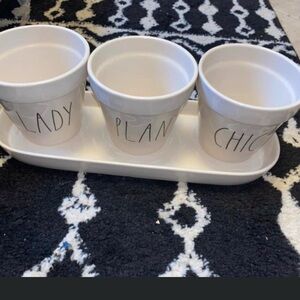 COPY - Rae Dunn Plant Lady Chic Display